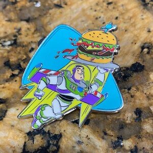 Disney Buzz Lightyear Pin with Blue and Yellow Accents